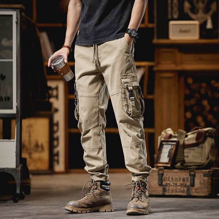 Herren Taktische Utility-Cargo-Hose mit verstärkten Kniepatches, Multifunktionstaschen und Kordelbund Echo Archiv