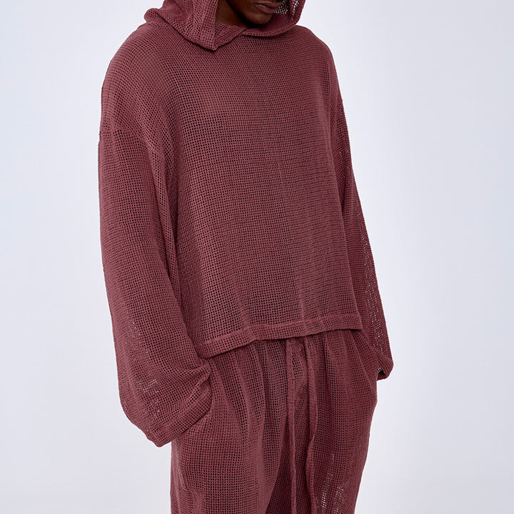 Herren lässige Sweatshirt-Shorts-Kombination aus Luftigen Stoffen Echoarchiv