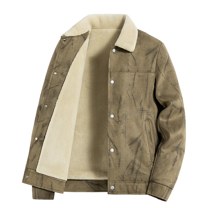 Herren Wendejacke aus Kunstleder mit Kuschelfutter Echo Archiv