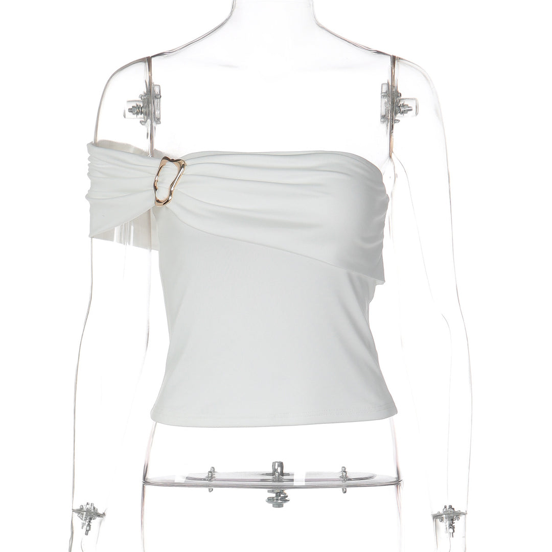 Damen Off-Shoulder Top mit elegantem Drapierungsdetail Echo Archiv