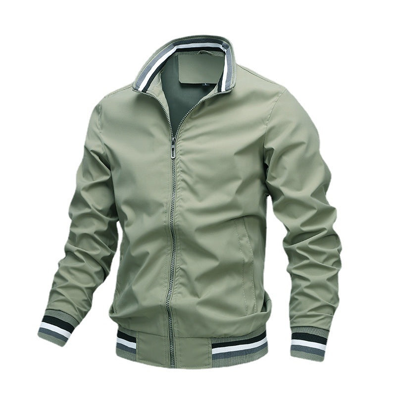 Herren Cool Übergangsjacke mit kontrastierenden Streifen Echo Archive