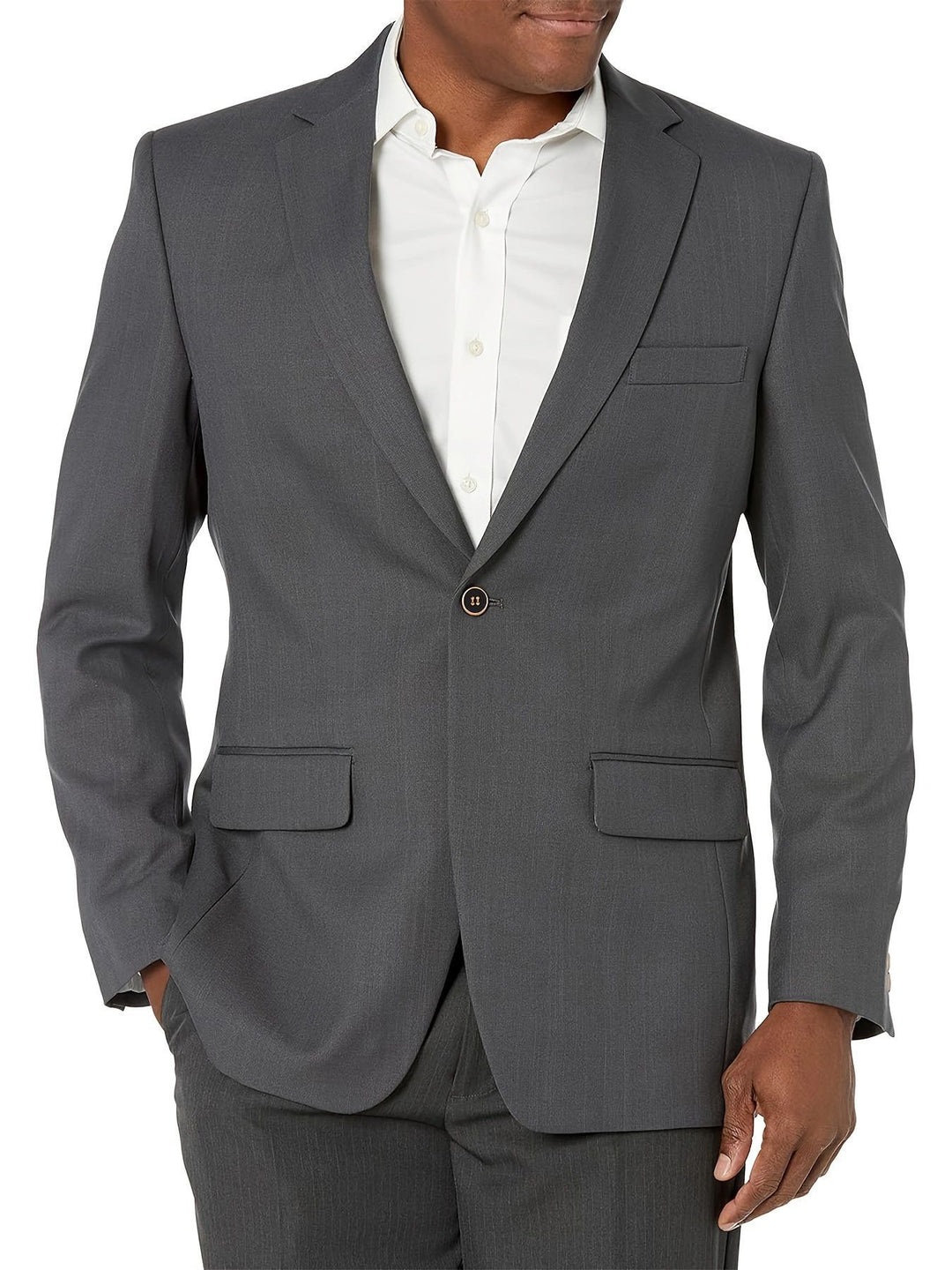 Herren Eleganter Anzugblazer mit feiner Textur und modernem Schnitt Echoarchiv