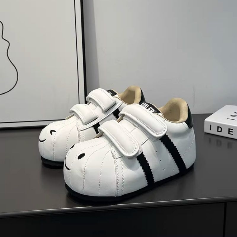 Damen Bequeme Kindersneaker mit niedlichem Tiermotiv und praktischem Klettverschluss Echo Archiv