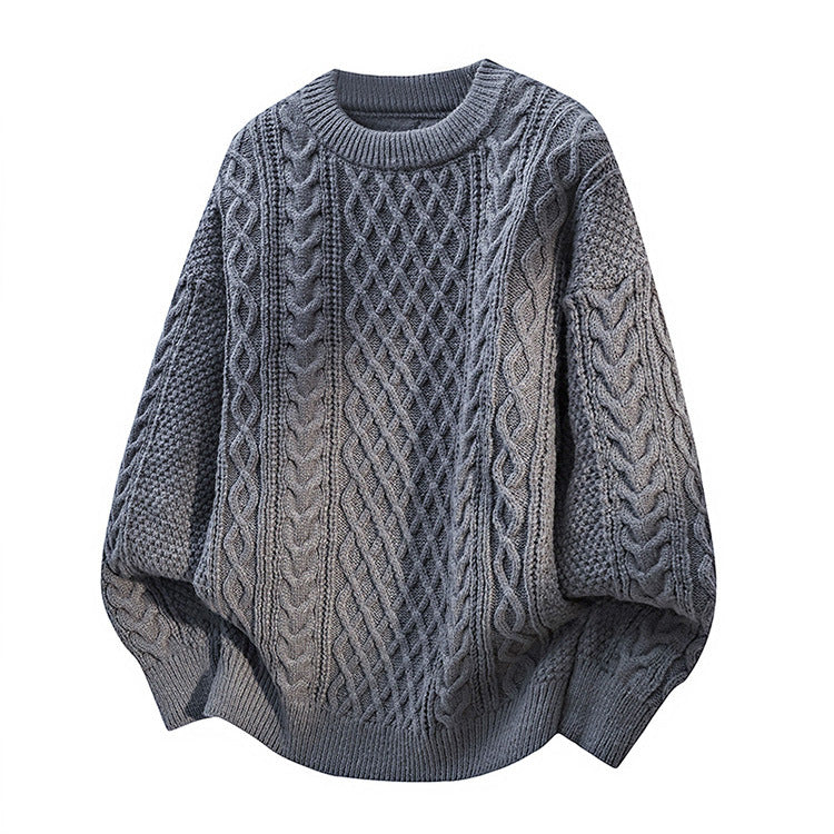Damen Grobstrickpullover mit Zopfmuster Echoarchiv