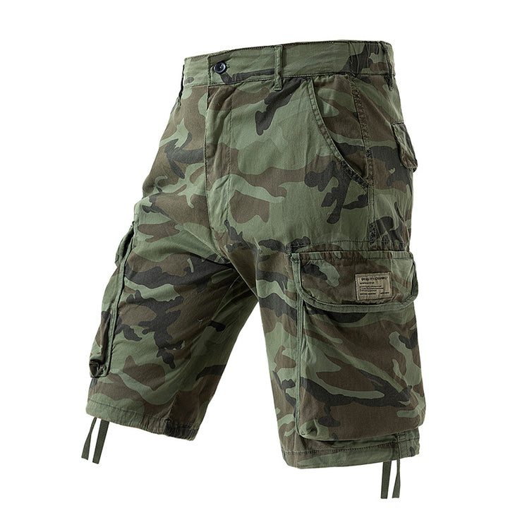 Herren Cargoshorts im lässigen Camouflage-Design mit multifunktionalen Taschen Echoarchiv