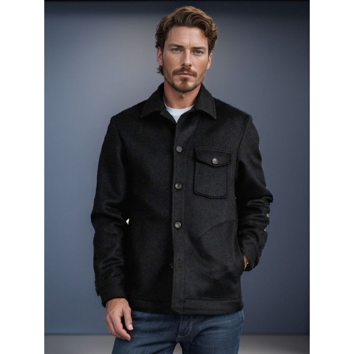 Herren Wolle-Mantel im Casual-Look Echoarchiv