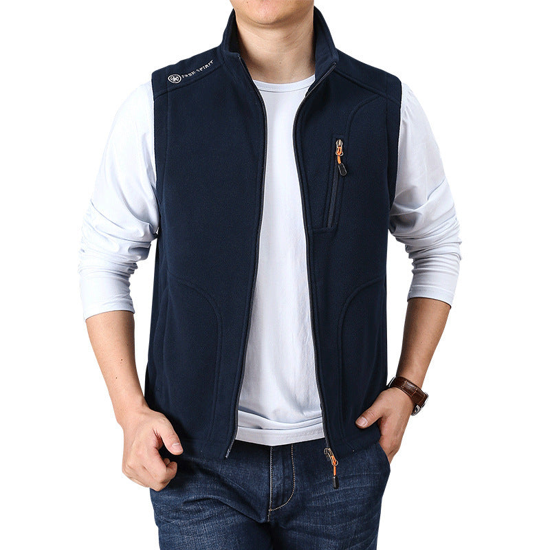Herren Weiche Fleece-Weste Echo Archiv