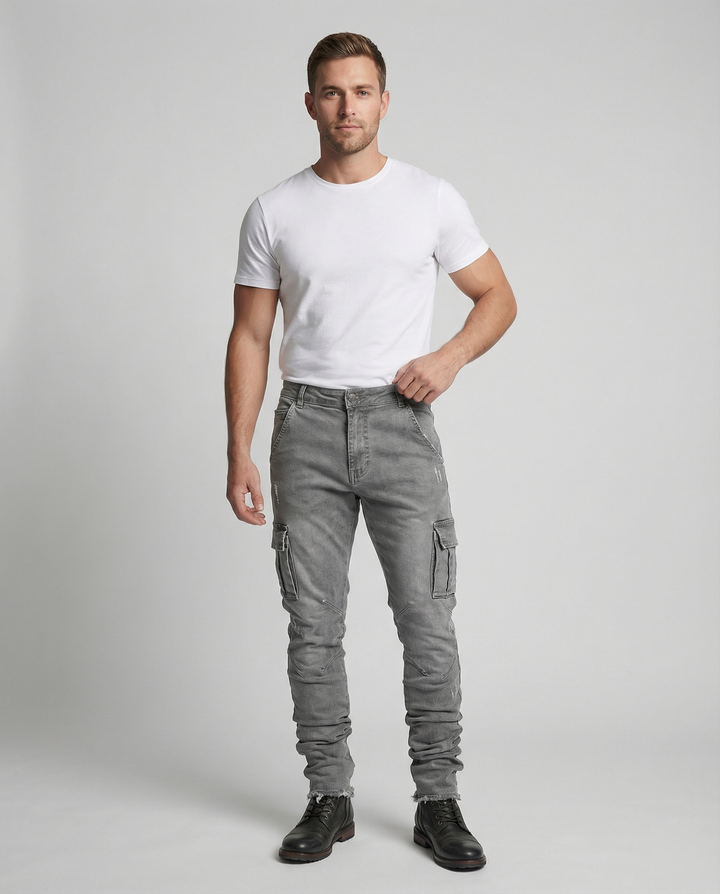 Herren Cargo-JEchoarchivns im lässigen Slim-Fit-Design mit funktionalen Taschen Echoarchiv