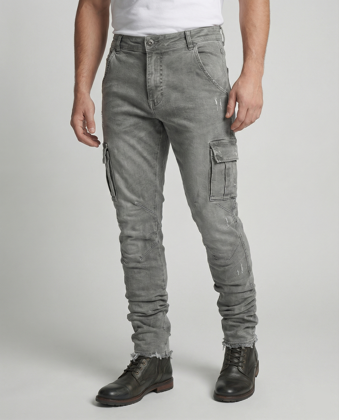 Herren Cargo-JEchoarchivns im lässigen Slim-Fit-Design mit funktionalen Taschen Echoarchiv