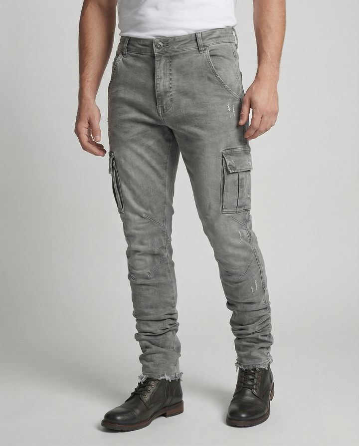 Herren Cargo-JEchoarchivns im lässigen Slim-Fit-Design mit funktionalen Taschen Echoarchiv