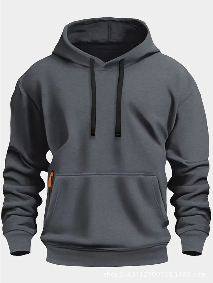 Herren sportlicher Kapuzenpullover mit praktischen Taschen und atmungsaktivem Material Echoarchiv