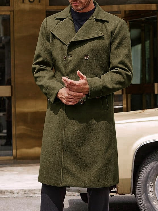 Herren eleganter wendbarer Wollmantel Echoarchiv