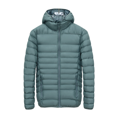 Herren Leichte gesteppte Kapuzen‑Steppjacke mit hohem Kragen, Thermofutter & Reißverschluss Echoarchiv