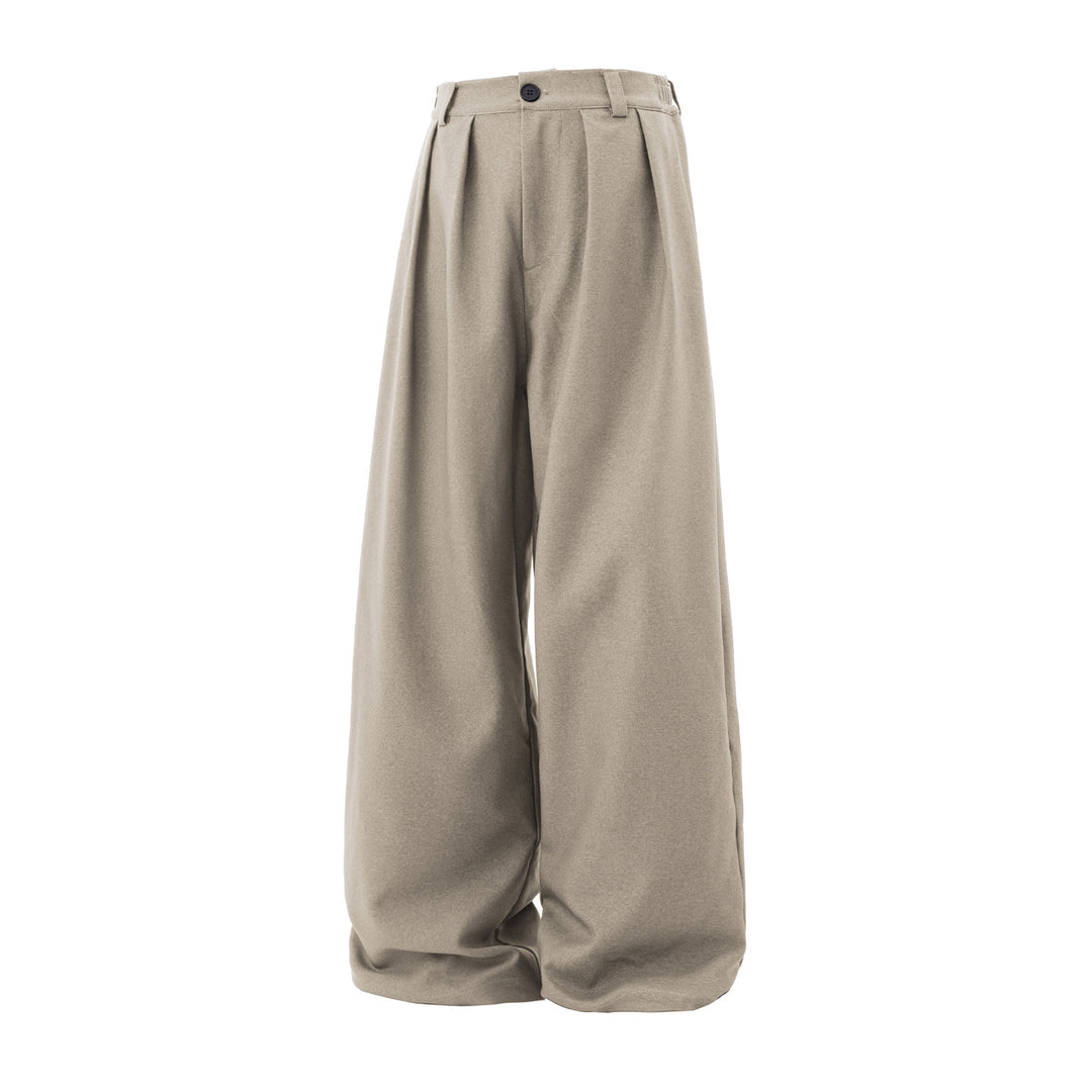 Damen Weite Hochtaillierte Palazzohose mit Bundfalten und Ballonbein Echo Archiv