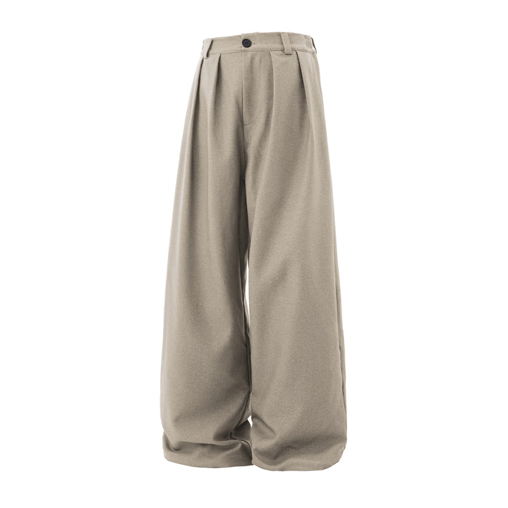 Damen Weite Hochtaillierte Palazzohose mit Bundfalten und Ballonbein Echo Archiv