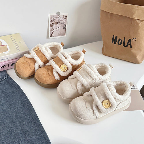 Damen Sneaker mit kuscheligem Innenfutter und praktischer Knopfakzent Echo Archiv