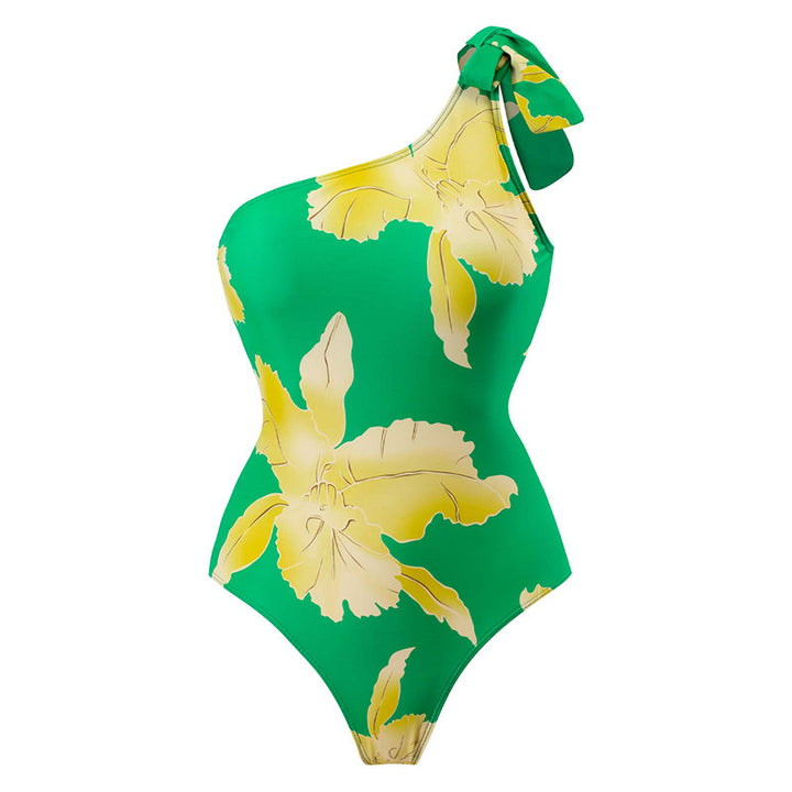 Damen Bikiniset mit asymmetrischem Oberteil und edlem Wickelrock Echo Archiv