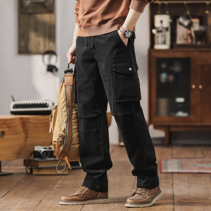 Herren Cargo-Hose mit verstärkten Kniepartien und Multifachtaschen Echo Archiv