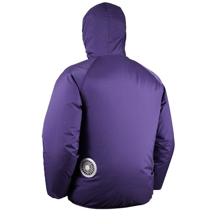 Unisex nan leichte kühlende Jacke mit integrierter Ventilator-Technologie und Kapuze Echo Archiv