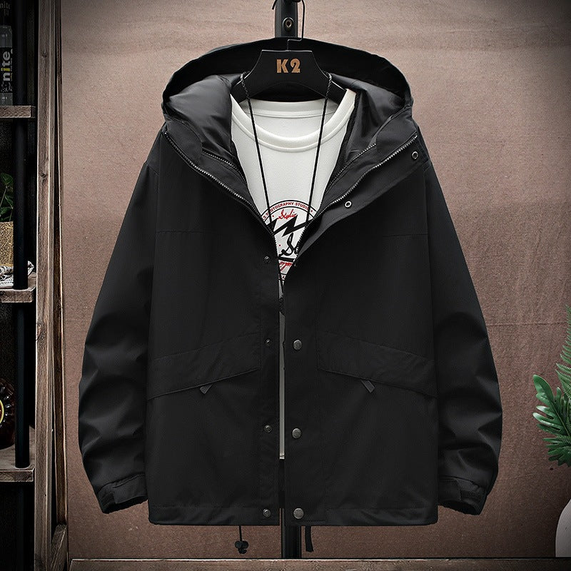 Herren Funktionsjacke mit verstellbarem Kapuzensystem Echo Archiv