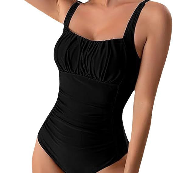 Damen Floral Badeanzug mit schmeichelnder Raffung Echo Archiv