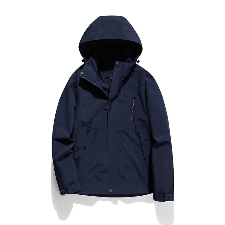 Damen zweilagige Softshell‑Outdoorjacke mit abnehmbarem Fleece‑Innenlayer und Kapuze Echoarchiv