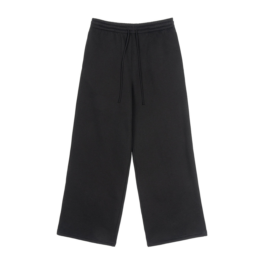 Damen weite hochtaillierte Sweathose mit Kordelzug und geradem Bein Echo Archiv