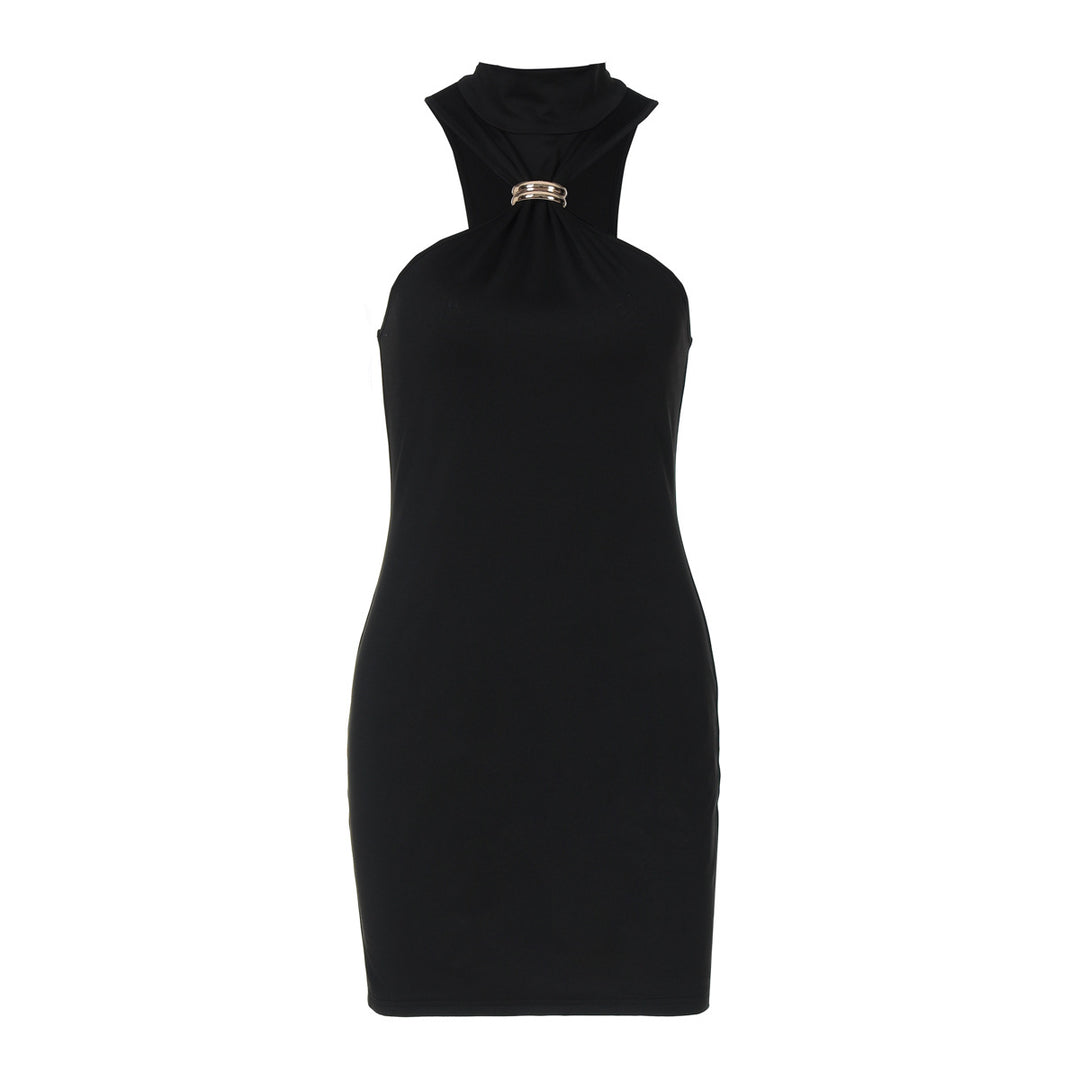 Damen Figurbetontes Minikleid mit elegantem Halterneck Echo Archiv