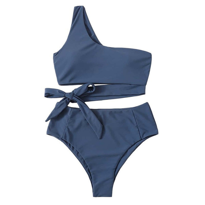 Damen Einseitiger Bikini mit trendigem Wickel-Design Echo Archiv