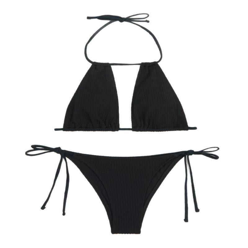 Damen Triangel-Bikini mit modischem Cut-Out und verstellbaren Bändern Echo Archiv