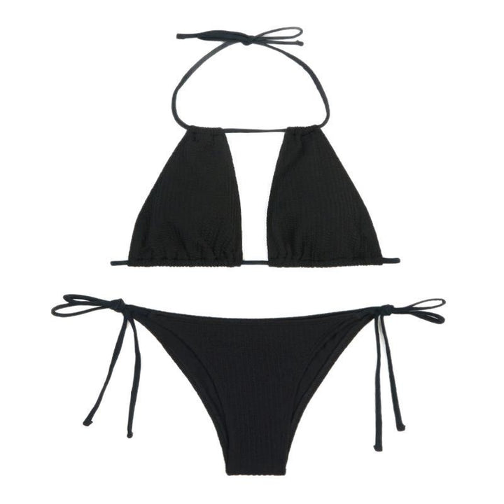 Damen Triangel-Bikini mit modischem Cut-Out und verstellbaren Bändern Echo Archiv
