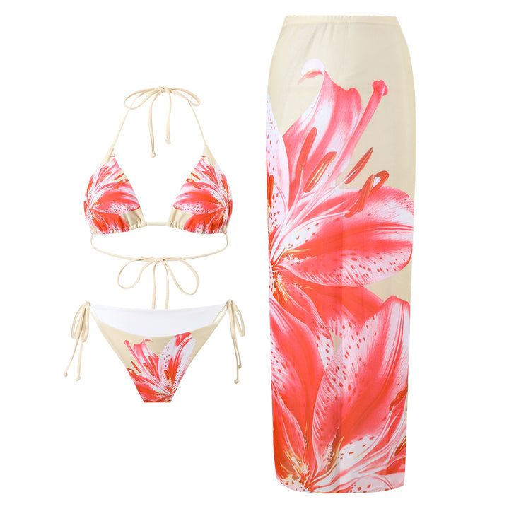 Damen Bikiniset mit elegantem Strandrock Echo Archiv