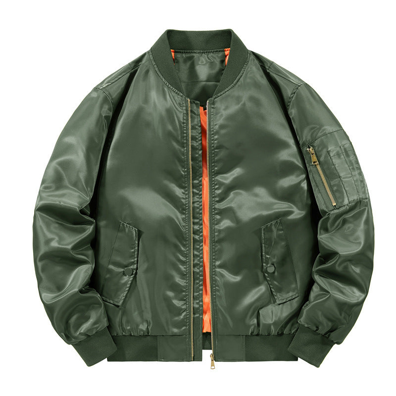Herren leichter Pilotenbomber mit kontrastfutter und Ärmel‑Utilitytasche Echo Archiv