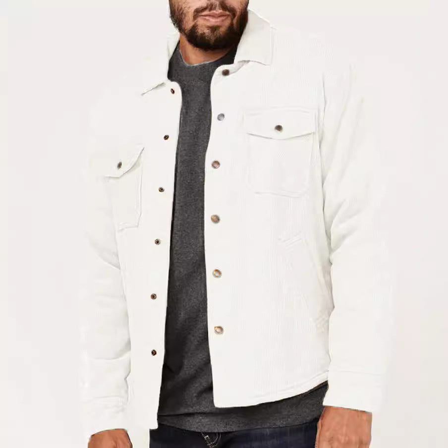 Herren Cordjacke mit praktischen Taschen und stylischem Design Echoarchiv