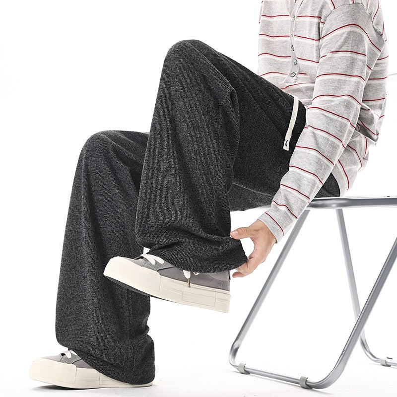 Damen Extraweite Strick-Loungehose mit Tunnelzug und elastischem Bund Echo Archiv