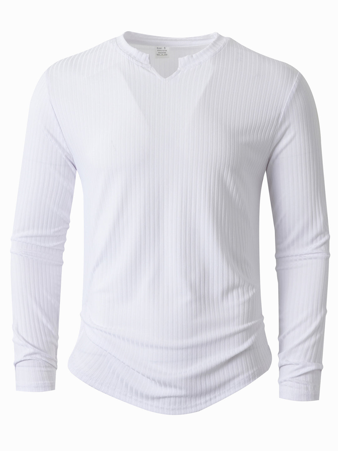 Herren Langarmshirt mit innovativer Rippstruktur Echoarchiv