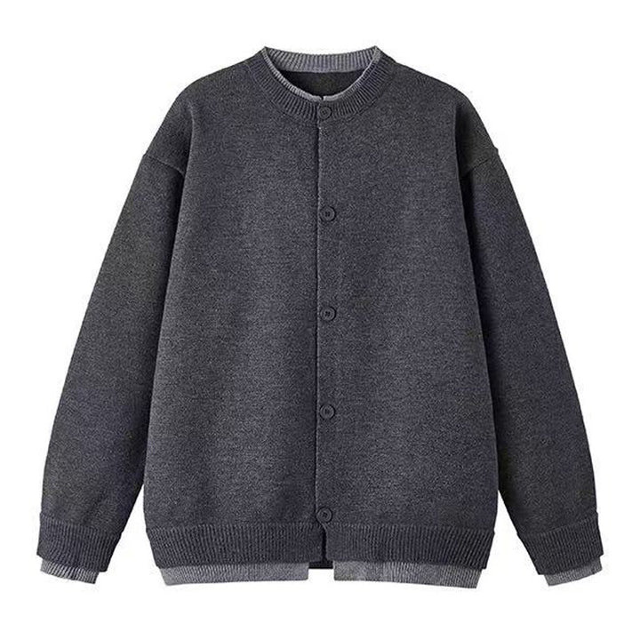 Herren Modische Strickjacke mit Knopfleiste Echo Archiv