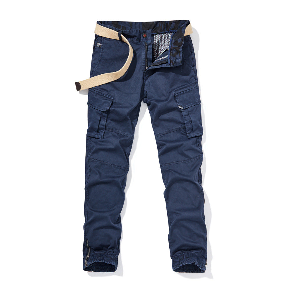 Herren multifunktionale Cargo-Hose mit Gummizug und praktischen Taschen Echoarchiv