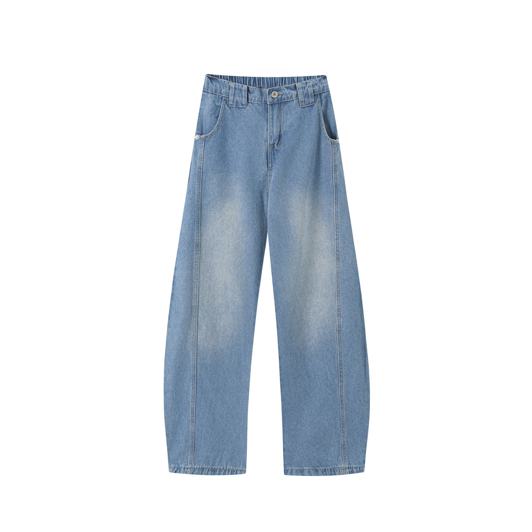 Damen Weit geschnittene High-Waist Hose Echo Archiv