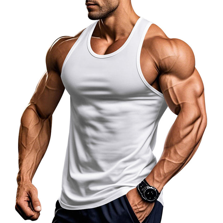 Herren atmungsaktives Fitness Tanktop mit Racerback-Schnitt Echoarchiv