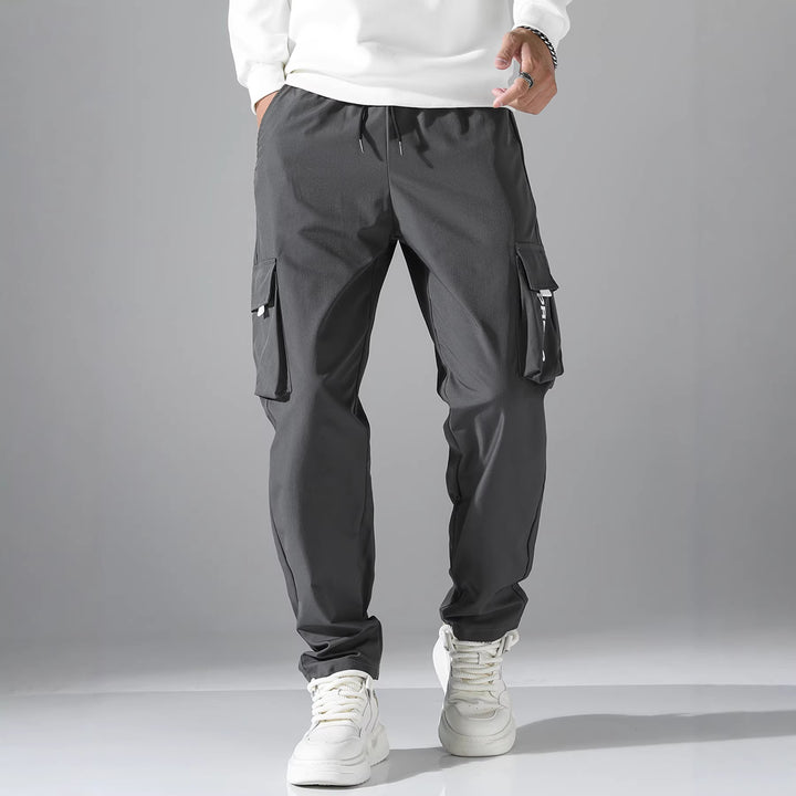 Herren Cargo-Jogginghose mit elastischem Bund, seitlichen Klapp- & Reißverschlusstaschen Echo Archiv