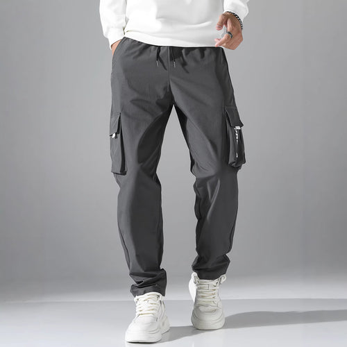 Herren Cargo-Jogginghose mit elastischem Bund, seitlichen Klapp- & Reißverschlusstaschen Echo Archiv