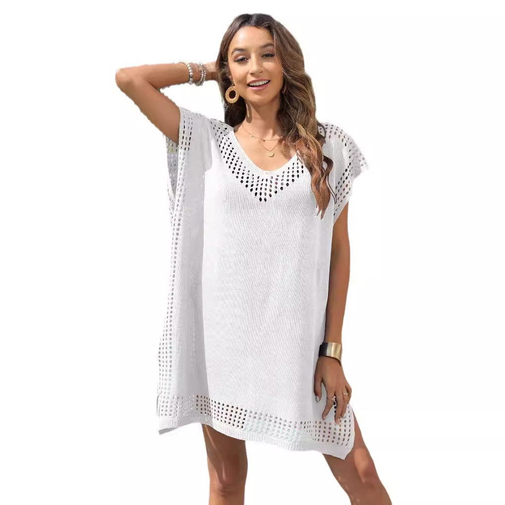 Damen luftiger Strandsarong mit modischem Lochmuster Echo Archiv