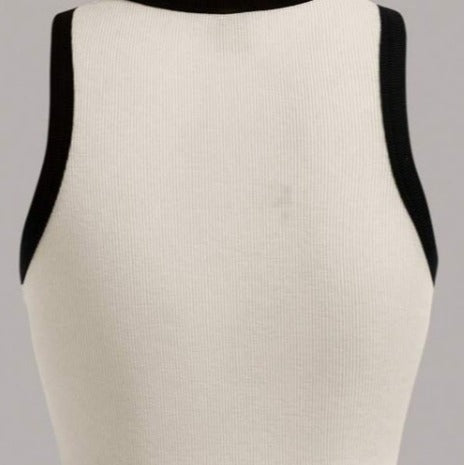 Damen Crop-Top mit kreativem Grafikdruck und sportlichem Design Echo Archiv