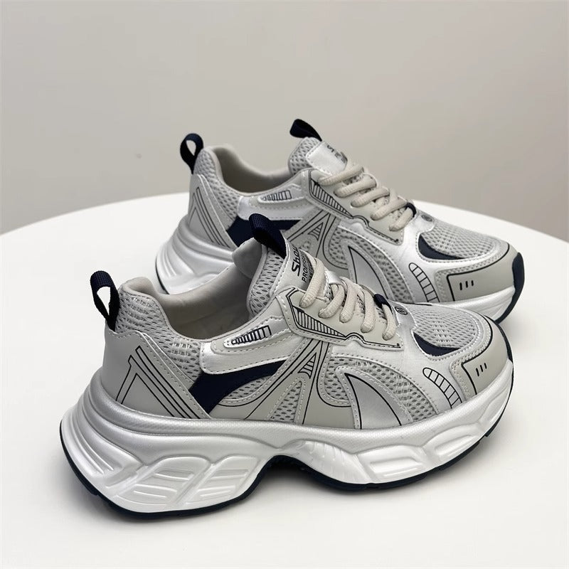 Damen Sportliche Laufsneaker mit atmungsaktiver Mesh-Technologie und dämpfendem Sohlenprofil Echo Archiv