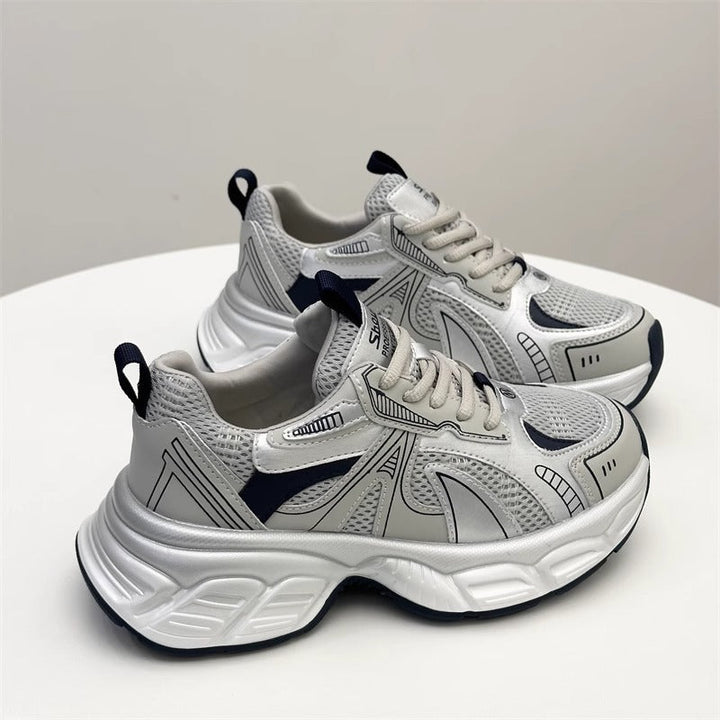 Damen Sportliche Laufsneaker mit atmungsaktiver Mesh-Technologie und dämpfendem Sohlenprofil Echo Archiv