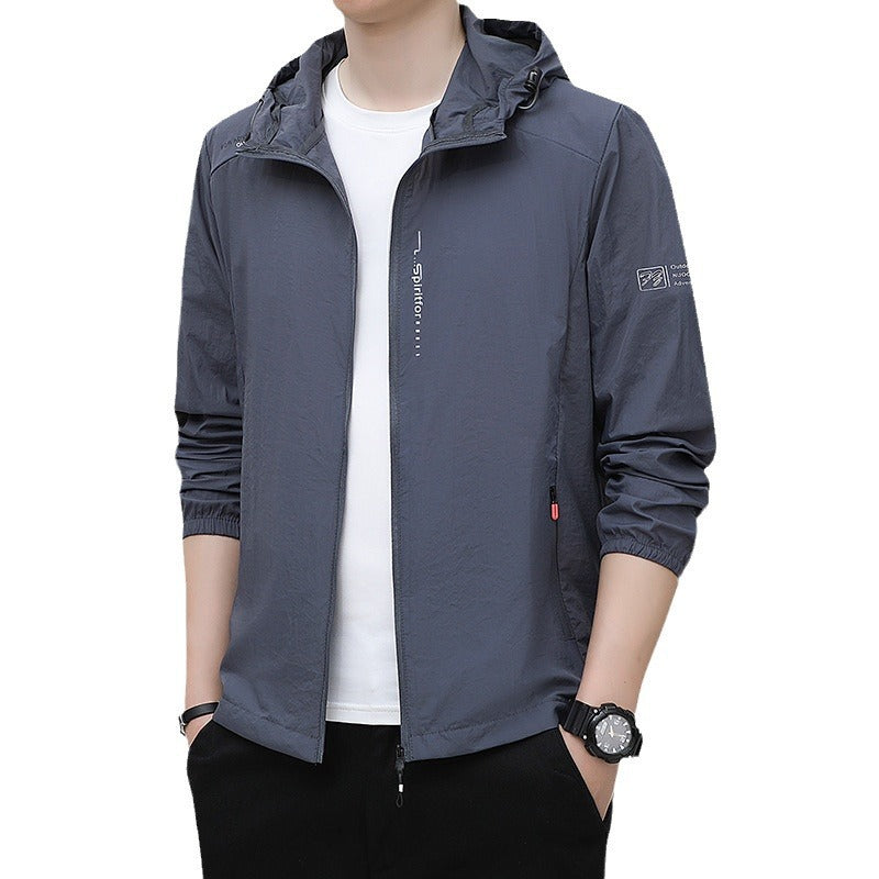 Herren Leichte wasserabweisende Outdoorjacke Echo Archiv
