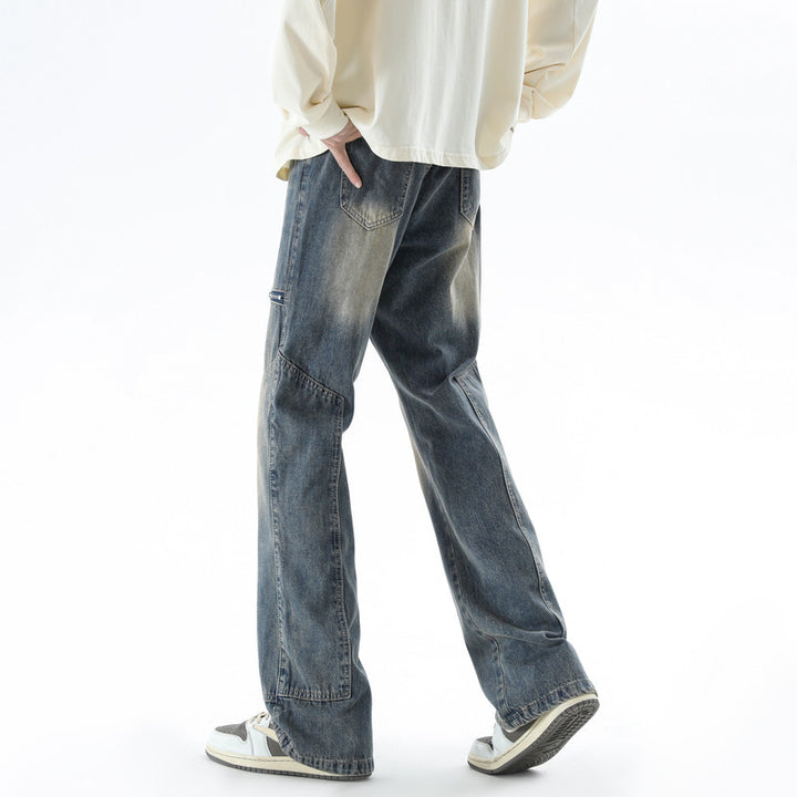 Herren Lässige Cargo-Jeans mit modernen Taschen Echoarchiv