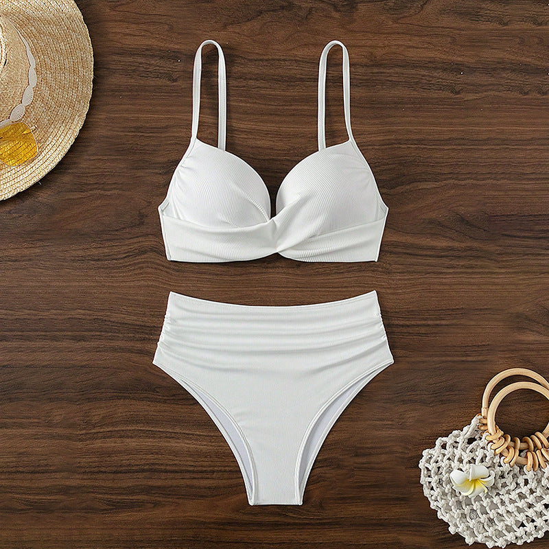 Damen Hochtailliertes Bikini-Set mit elegantem Bügeloberteil Echo Archiv