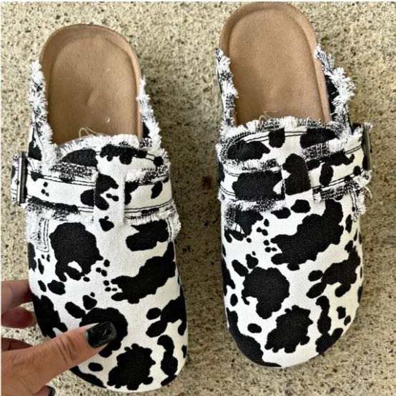 Damen Clogs mit lässigem Camouflage-Design und weichem Fußbett Echoarchiv
